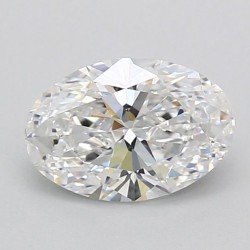 Diament laboratoryjny bezbarwny szlif owalny, 1.66ct, VVS1, D, IGI LG739578586