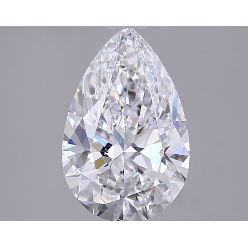 Diament laboratoryjny bezbarwny szlif gruszkowy, 2ct, VVS2, D, IGI LG743580719
