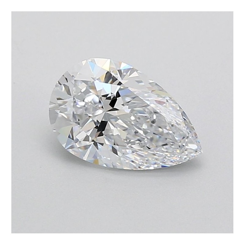 Diament laboratoryjny bezbarwny szlif gruszkowy, 1.55ct, VVS1, D, IGI LG743573735