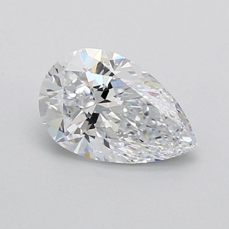 Diament laboratoryjny bezbarwny szlif gruszkowy, 1.55ct, VVS1, D, IGI LG743573735