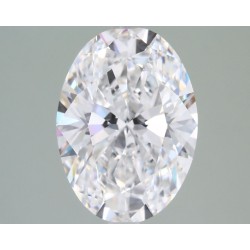 Diament laboratoryjny bezbarwny szlif owalny, 2.51ct, VVS2, D, IGI LG739580049