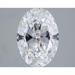 Diament laboratoryjny bezbarwny szlif owalny, 2.51ct, VVS2, D, IGI LG739580030