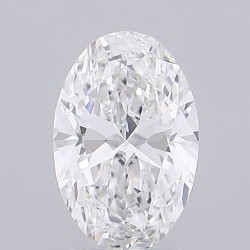 Diament laboratoryjny bezbarwny szlif owalny, 2.07ct, VVS2, E, IGI LG729530143