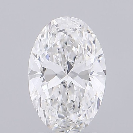 Diament laboratoryjny bezbarwny szlif owalny, 2.07ct, VVS2, E, IGI LG729530143