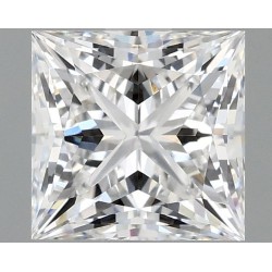 Diament laboratoryjny bezbarwny szlif princess, 1.38ct, VVS2, D, IGI LG698545955