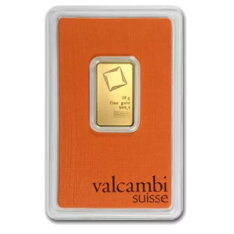 Sztabka Złota 10 gramów VALCAMBI LBMA Sztabka Złota 10 gramów VALCAMBI LBMA