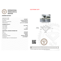 Diament szlif okrągły, 0.3ct, VVS2, H, IGI 681542517
