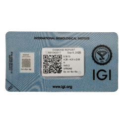 Diament szlif okrągły, 0.3ct, VVS2, H, IGI 681542517