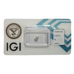 Diament szlif okrągły, 0.3ct, VVS2, G, IGI 734507726