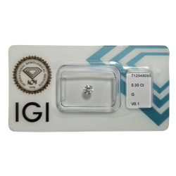 Diament szlif okrągły, 0.3ct, VS1, G, IGI 712548095