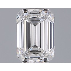 Diament laboratoryjny bezbarwny szlif szmaragdowy, 1.33ct, VVS2, E, IGI LG724543925