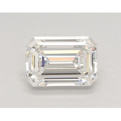 Diament laboratoryjny bezbarwny szlif szmaragdowy, 1.32ct, VVS2, F, IGI LG687569276