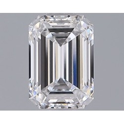 Diament laboratoryjny bezbarwny szlif szmaragdowy, 1.34ct, VVS2, D, IGI LG728540134