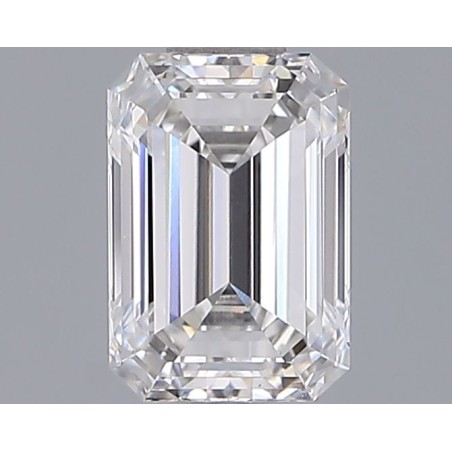 Diament laboratoryjny bezbarwny szlif szmaragdowy, 1.33ct, VVS1, F, IGI LG692505026