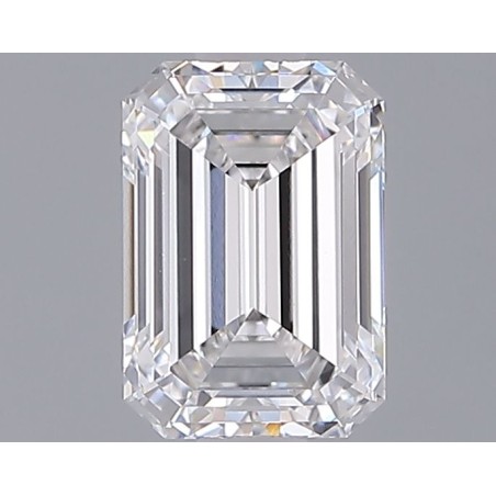 Diament laboratoryjny bezbarwny szlif szmaragdowy, 1.33ct, VVS2, E, IGI LG727546612