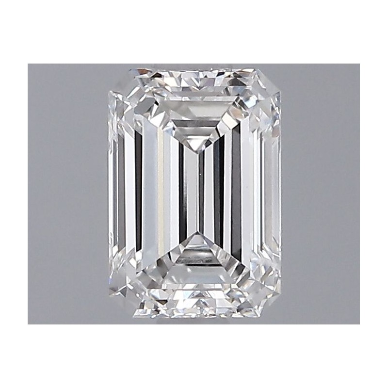 Diament laboratoryjny bezbarwny szlif szmaragdowy, 1.26ct, VVS2, F, IGI LG698515044