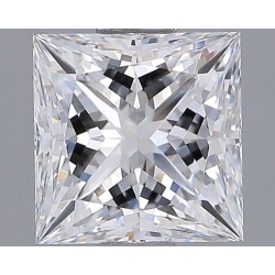 Diament laboratoryjny bezbarwny szlif princess, 1.34ct, VVS2, D, IGI LG717510025
