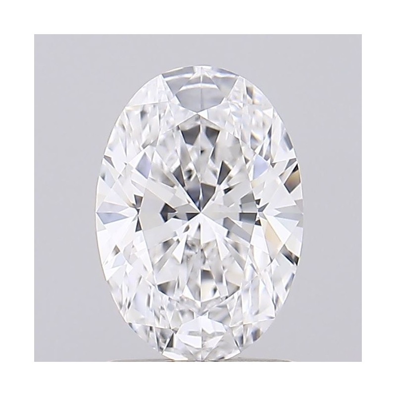 Diament laboratoryjny bezbarwny szlif owalny, 1.3ct, IF, D, IGI LG752504648
