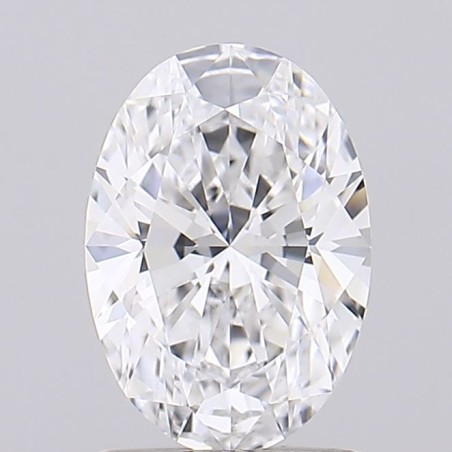 Diament laboratoryjny bezbarwny szlif owalny, 1.3ct, IF, D, IGI LG752504648