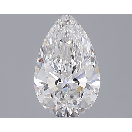 Diament laboratoryjny bezbarwny szlif gruszkowy, 1.26ct, IF, E, IGI LG737570374