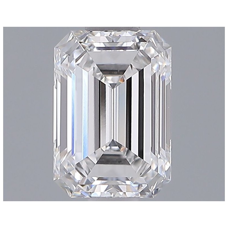 Diament laboratoryjny bezbarwny szlif szmaragdowy, 1.29ct, VVS2, D, IGI LG722575483