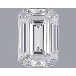 Diament laboratoryjny bezbarwny szlif szmaragdowy, 1.29ct, VVS2, D, IGI LG722551306