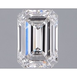Diament laboratoryjny bezbarwny szlif szmaragdowy, 1.31ct, VVS2, E, IGI LG728540133