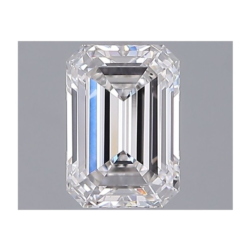 Diament laboratoryjny bezbarwny szlif szmaragdowy, 1.31ct, VVS2, E, IGI LG728540133