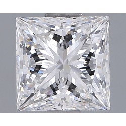 Diament laboratoryjny bezbarwny szlif princess, 1.26ct, VVS1, E, IGI LG717571804