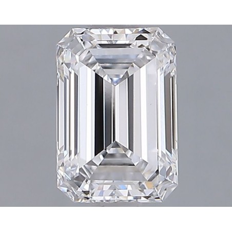 Diament laboratoryjny bezbarwny szlif szmaragdowy, 1.46ct, VVS2, D, IGI LG724556849