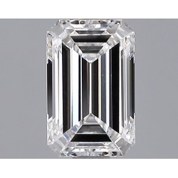 Diament laboratoryjny bezbarwny szlif szmaragdowy, 1.42ct, VVS1, E, IGI LG678575217