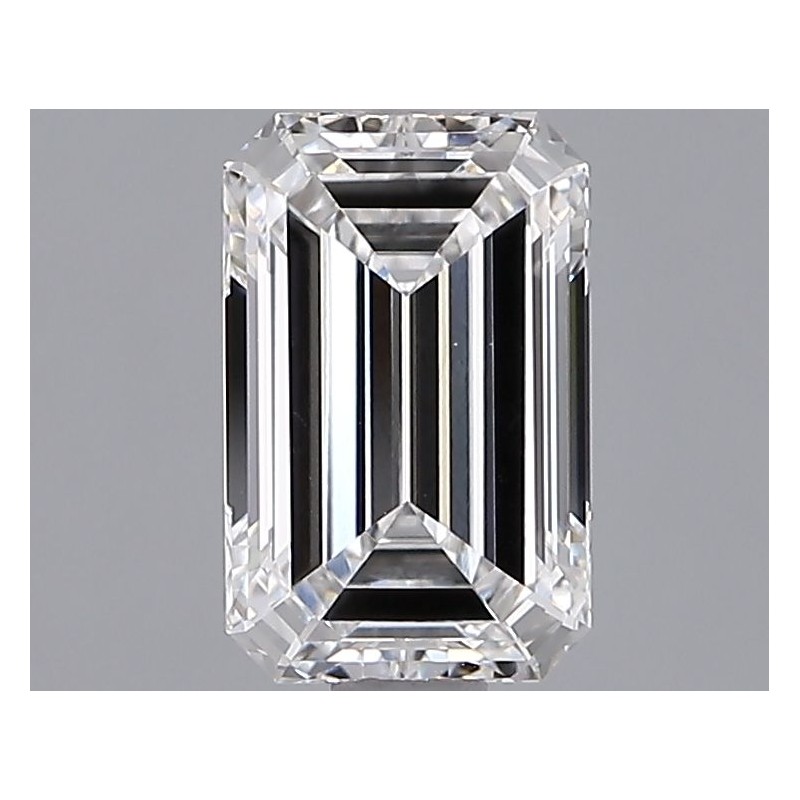 Diament laboratoryjny bezbarwny szlif szmaragdowy, 1.42ct, VVS1, E, IGI LG678575217