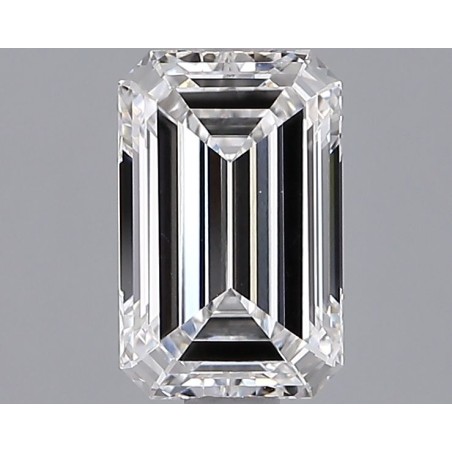 Diament laboratoryjny bezbarwny szlif szmaragdowy, 1.42ct, VVS1, E, IGI LG678575217