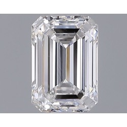 Diament laboratoryjny bezbarwny szlif szmaragdowy, 1.35ct, VVS2, D, IGI LG732507003