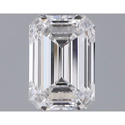 Diament laboratoryjny bezbarwny szlif szmaragdowy, 1.35ct, VVS2, E, IGI LG724543923