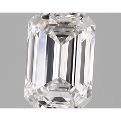 Diament laboratoryjny bezbarwny szlif szmaragdowy, 2.69ct, VVS2, E, IGI LG737554787