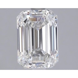 Diament laboratoryjny bezbarwny szlif szmaragdowy, 2.54ct, VVS2, F, IGI LG689567211