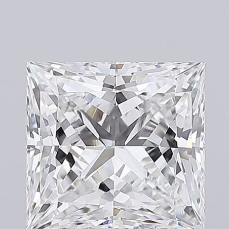 Diament laboratoryjny bezbarwny szlif princess, 2ct, VVS2, E, IGI LG727589837