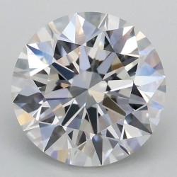 Diament laboratoryjny bezbarwny szlif okrągły, 2.08ct, VVS2, E, IGI LG750546733
