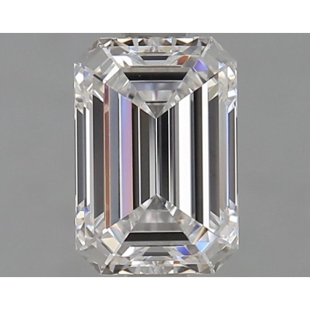 Diament laboratoryjny bezbarwny szlif szmaragdowy, 1.03ct, VVS2, E, IGI LG687532855