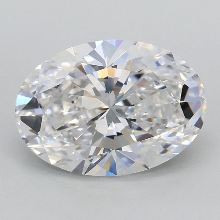Diament laboratoryjny bezbarwny szlif owalny, 2.07ct, VVS2, D, IGI LG750541389