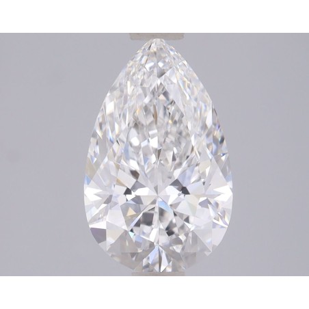 Diament laboratoryjny bezbarwny szlif gruszkowy, 1.56ct, VVS2, D, IGI LG747552545