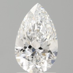 Diament laboratoryjny bezbarwny szlif gruszkowy, 1.52ct, VVS2, D, IGI LG747523984