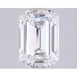 Diament laboratoryjny bezbarwny szlif szmaragdowy, 1.55ct, IF, D, IGI LG635469723