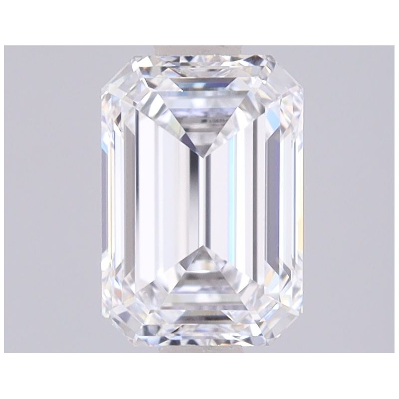 Diament laboratoryjny bezbarwny szlif szmaragdowy, 1.55ct, IF, D, IGI LG635469723