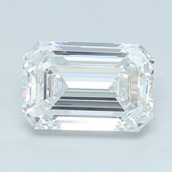 Diament laboratoryjny bezbarwny szlif szmaragdowy, 2.44ct, VVS2, E, IGI LG752515444