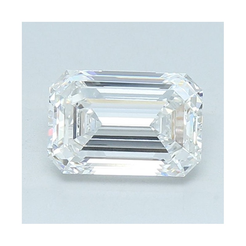 Diament laboratoryjny bezbarwny szlif szmaragdowy, 2.44ct, VVS2, E, IGI LG752515444