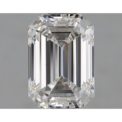 Diament laboratoryjny bezbarwny szlif szmaragdowy, 1.03ct, IF, D, IGI LG726555674