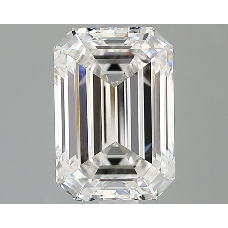 Diament laboratoryjny bezbarwny szlif szmaragdowy, 2.3ct, VVS2, E, IGI LG743599559