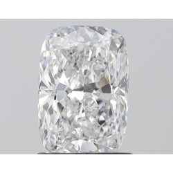 Diament laboratoryjny bezbarwny szlif poduszkowy brylantowy, 1.29ct, VVS2, D, IGI LG667414347